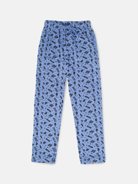 

Urban Dog Blue & Black Printed Lounge Pants