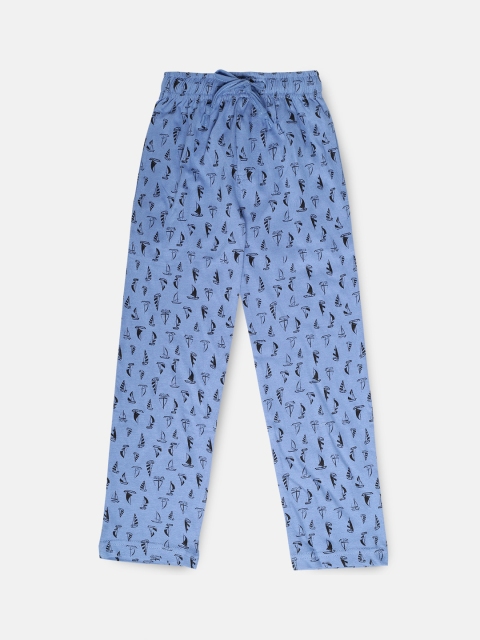 

Urban Dog Boys Blue Printed Lounge Pants