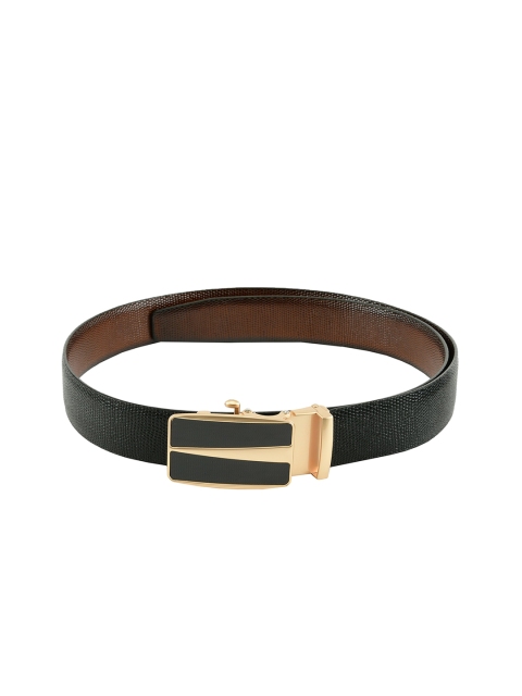 

WINSOME DEAL Men Black & Brown Reversible Solid Leather Belt