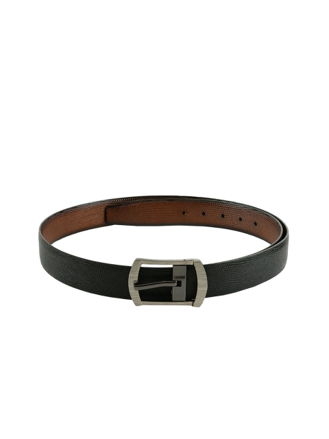

WINSOME DEAL Men Black Textured Belt
