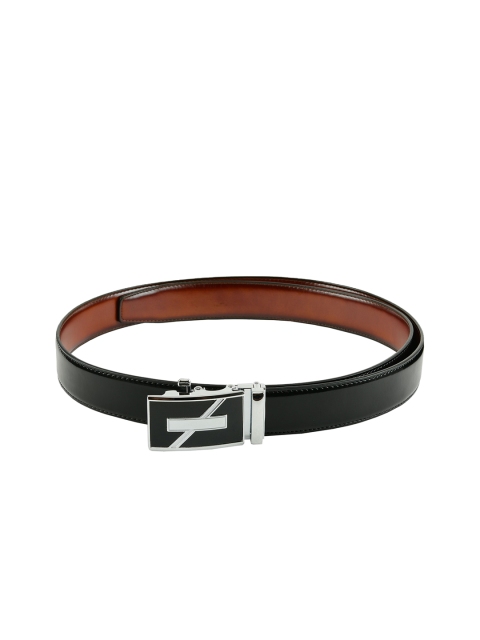 

WINSOME DEAL Men Black & Brown Reversible Solid Leather Belt