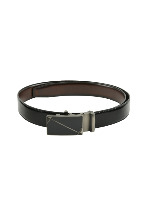 

WINSOME DEAL Men Black & Brown Solid Reversible Belt