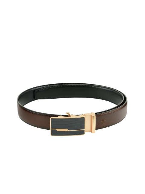 

WINSOME DEAL Men Black & Brown Solid Reversible Belt