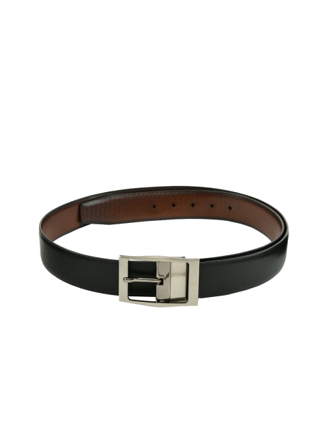 

WINSOME DEAL Men Black & Brown Solid Reversible Belt