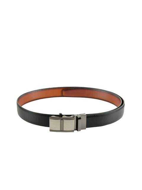 

WINSOME DEAL Men Black & Brown Solid Reversible Leather Belt