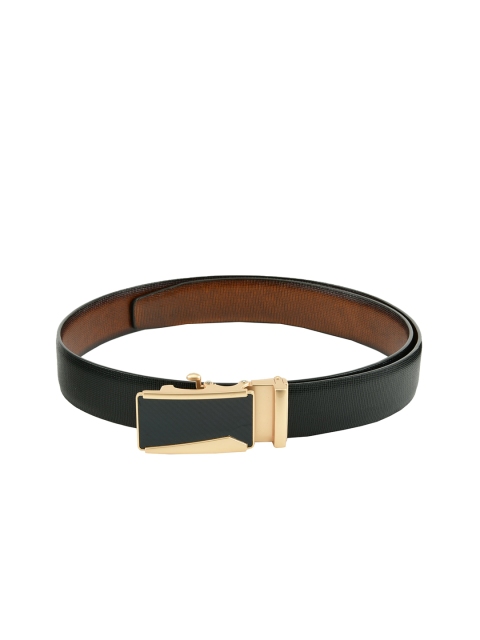 

WINSOME DEAL Men Black & Brown Solid Reversible Belt