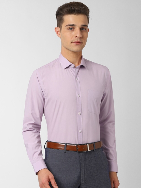 

Peter England Elite Men Purple Regular Fit Solid Formal Shirt