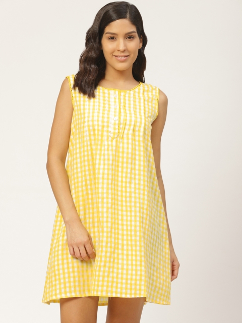 

pinwheel Yellow & White Checked Nightdress