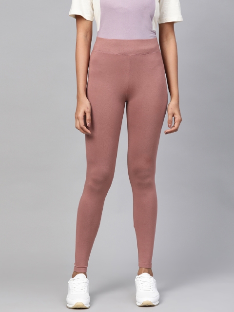 

Marks & Spencer Women Dusty Pink Solid Leggings