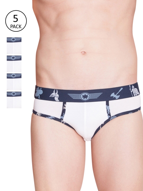 

Force NXT Men Pack Of 5 Assorted Basic Briefs MNFL-34-PO5