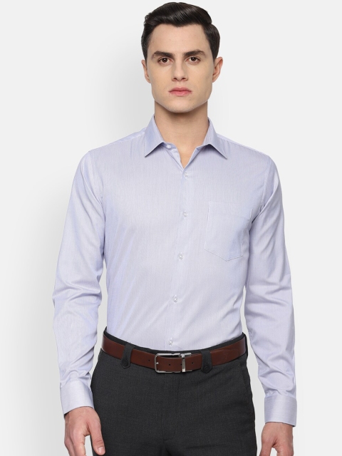 

Van Heusen Men Blue Slim Fit Striped Formal Shirt