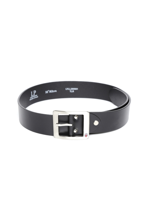 

Louis Philippe Men Black Genuine Leather Belt