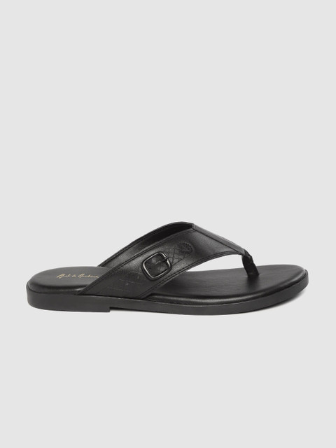 

Mast & Harbour Men Black Comfort Sandals