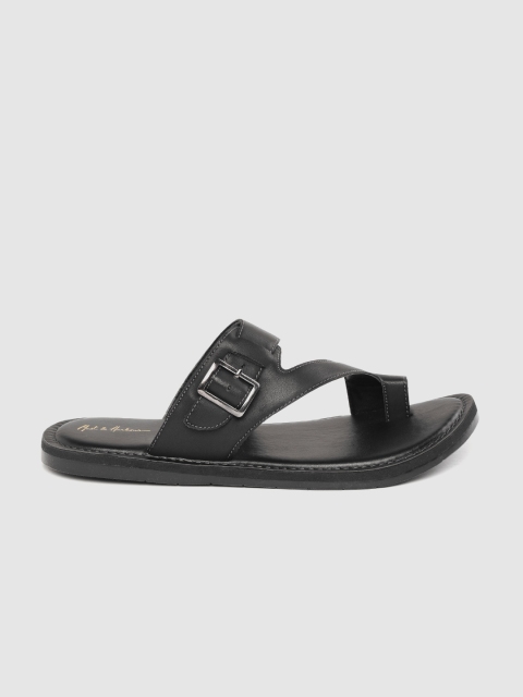 

Mast & Harbour Men Black Comfort Sandals