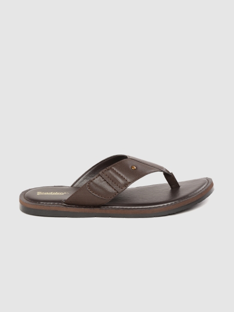 

Roadster Men Coffee Brown Solid Comfort Sandals