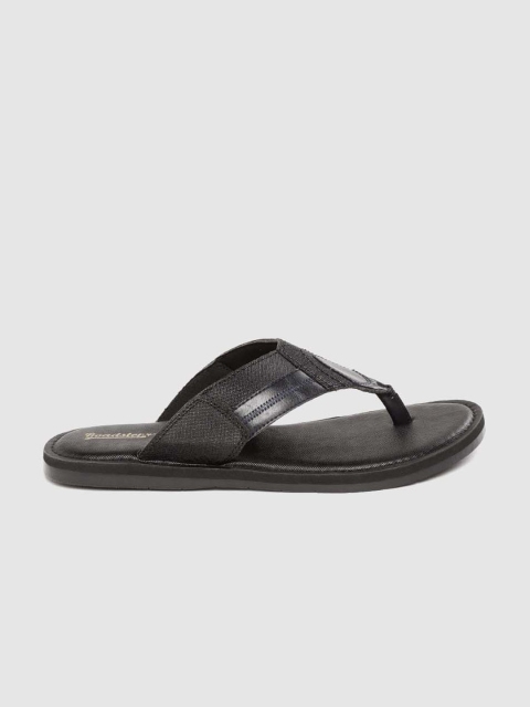 

Roadster Men Black & Navy Blue Solid Comfort Sandals