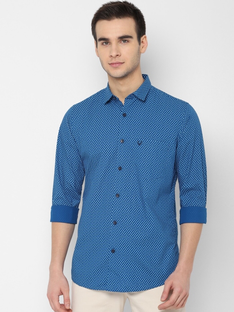 

Allen Solly Men Blue Slim Fit Printed Casual Shirt