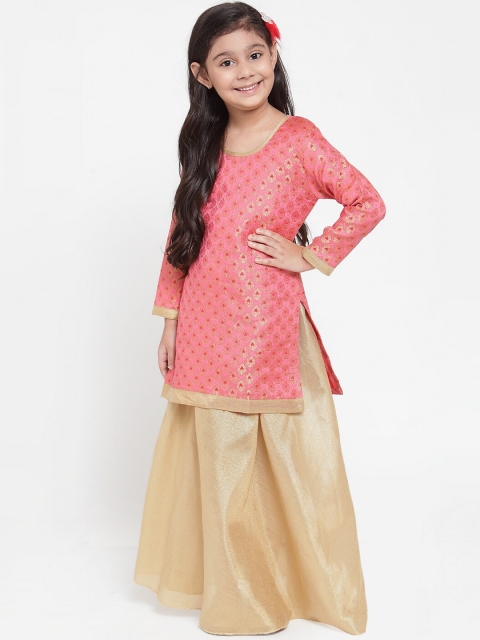 

Baani Creations Pink Ready to Wear Lehenga with Blouse