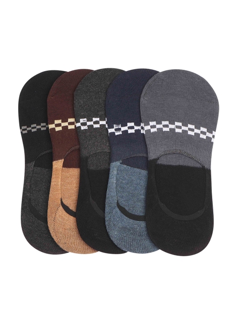 

MARC Unisex Pack Of 5 Patterned Designer Shoe Liners, Multi