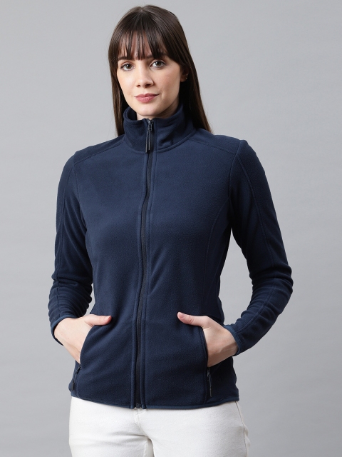 

Marks & Spencer Women Navy Blue Solid Sweatshirt