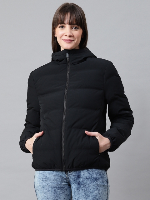 

Marks & Spencer Women Black Solid Lightweight Stormwear Down Puffer Jacket
