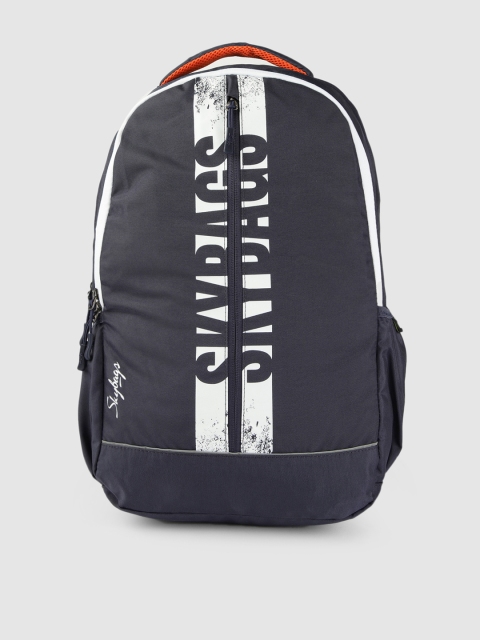

Skybags Unisex Blue & White Brand Logo STRIDER 05 LAPTOP Backpacks