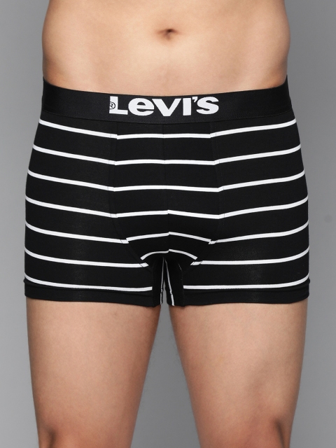 

Levis Men Black & White Stripes Casual Trunk- #006-TRUNK, Multi