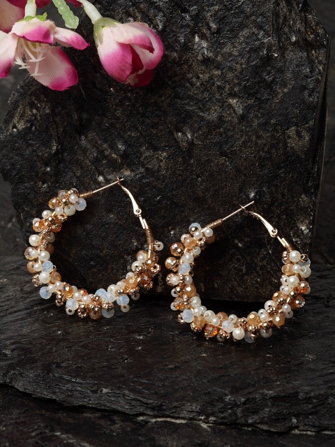 

Madame Rose Gold-Plated Classic Hoop Earrrings