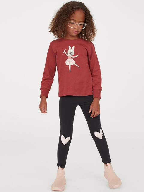 

H&M Girls 2-Piece Cotton Set, Red
