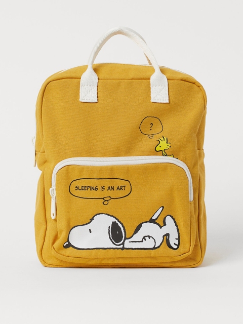 

H&M Kids Yellow Canvas Backpack