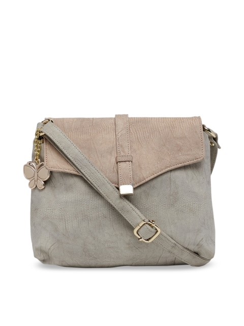 

Butterflies Beige & Brown Colourblocked Sling Bag