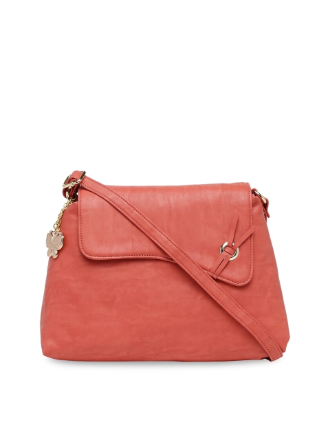 

Butterflies Red Solid Sling Bag