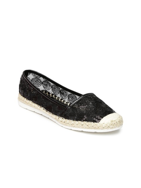 

Addons Women Black Espadrilles