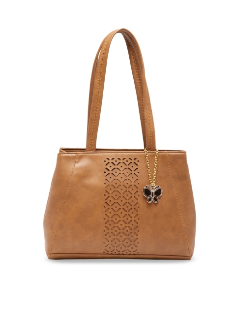 

Butterflies Tan Solid Shoulder Bag