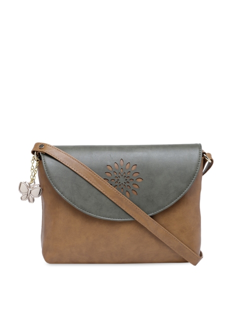 

Butterflies Beige & Grey Colourblocked Sling Bag