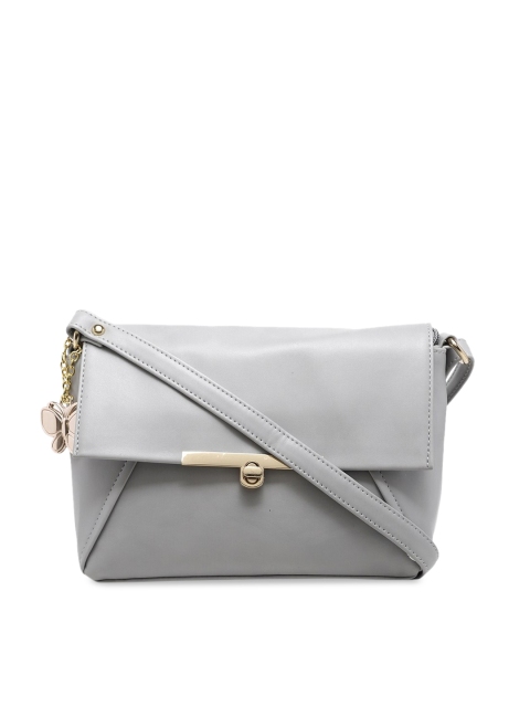 

Butterflies Grey Solid Sling Bag