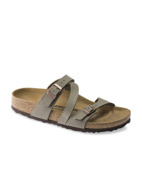 

Birkenstock Women Salina Olive Narrow Width Sandals