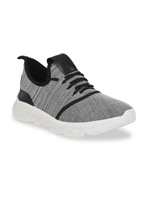 

Mactree Men Grey Woven Design Walking Shoes