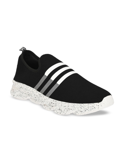 

Mactree Men Black & White Mesh Walking Shoes