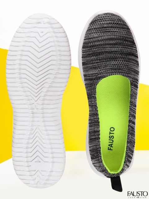 

FAUSTO Women Grey Mesh Walking Shoes