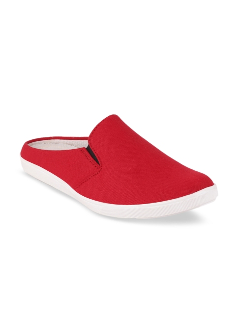 

FAUSTO Men Red Slip-On Sneakers