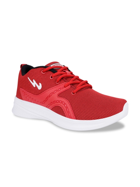 

Campus Men Red Mesh Running Shoes