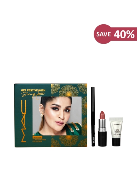 

M.A.C Tere Naina Makeup Gift Set (Worth Rs 3150), Green