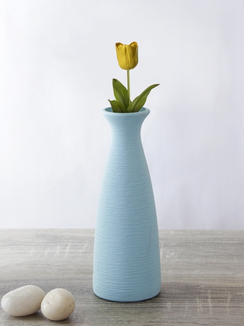 

TAYHAA Blue Solid Ceramic Flower Vase