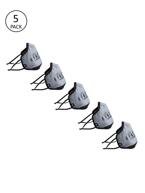 

Fastrack Adults Pack of 5 Grey 4-Layer Reusable Outdoor Masks