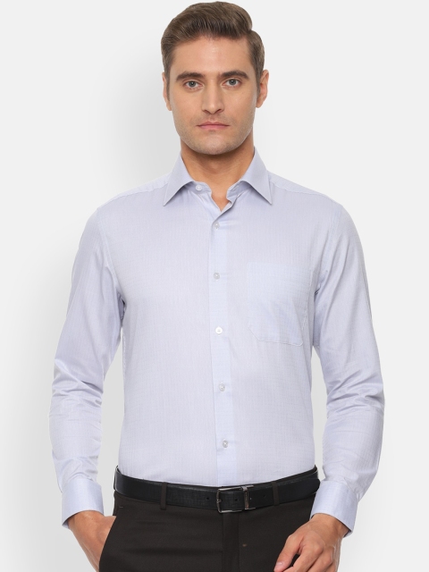 

Louis Philippe Men Blue Regular Fit Solid Formal Shirt