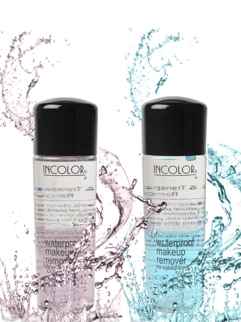 

Incolor Set of 2 Waterproof Makeup Removers 100 ml, Pink
