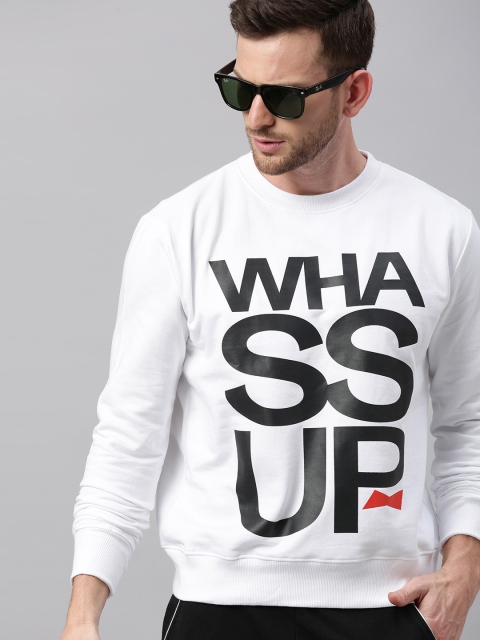 

Budweiser Streetwear Co Unisex White Printed Sweatshirt