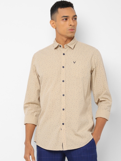 

Allen Solly Sport Men Beige Regular Fit Printed Casual Shirt