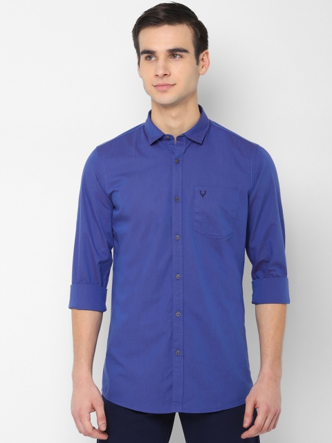

Allen Solly Sport Men Blue Regular Fit Solid Casual Shirt